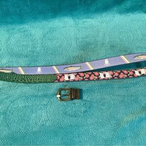 Colorful Patterned Men's Canvas Belt, Trim/cut to fit your size